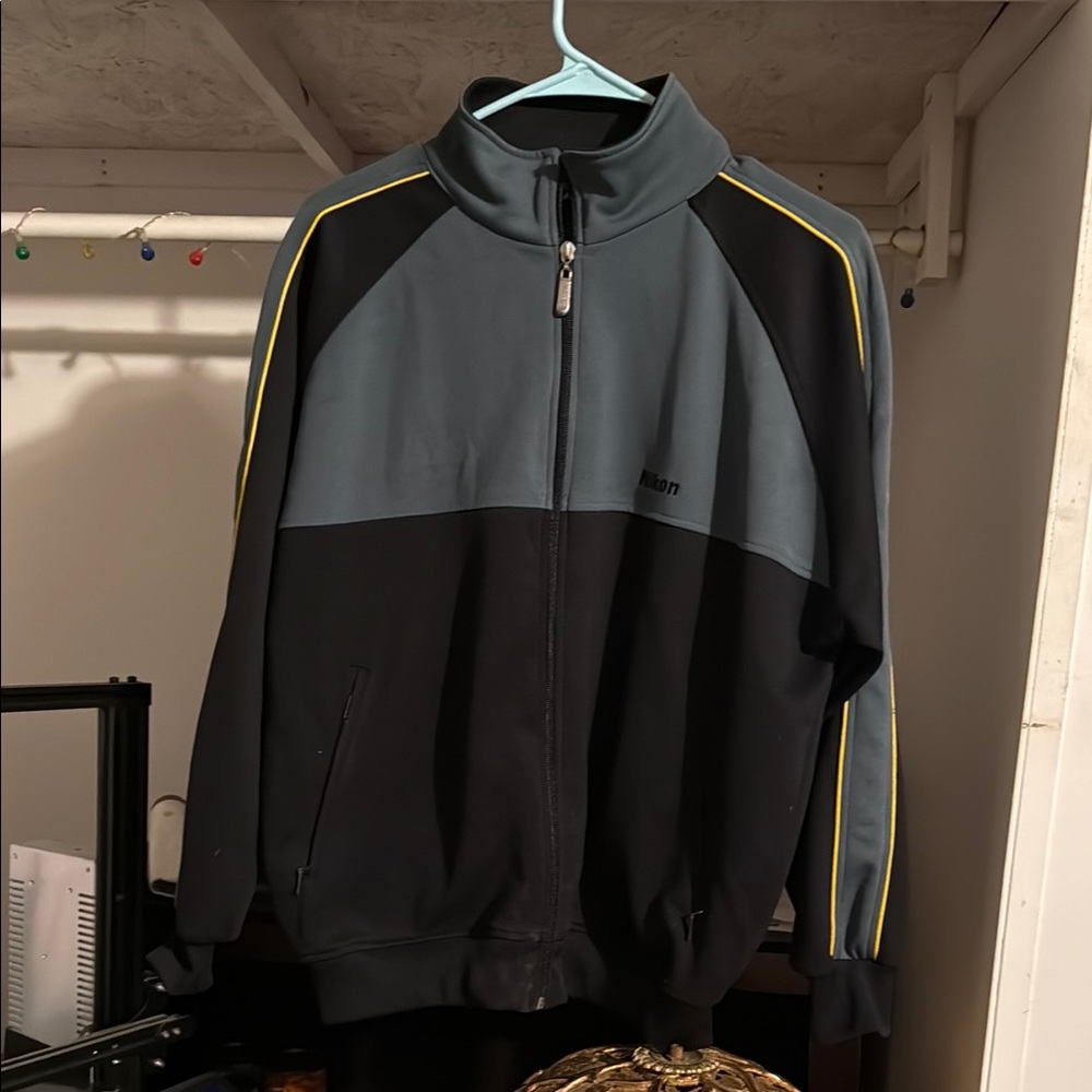 Nikon Black and Gray Lightweight Jacket